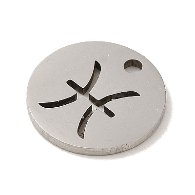 Non-Tarnish 201 Stainless Steel Charms STAS-E217-10P-06-1