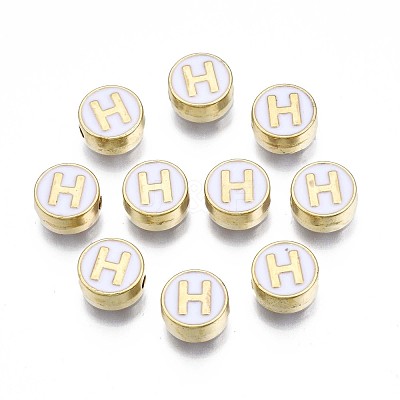 Alloy Enamel Beads ENAM-N052-006-01H-RS-1