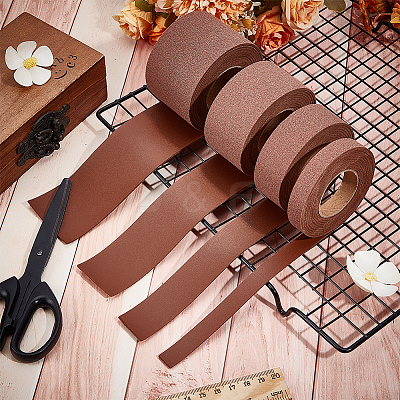 2M PVC Imitation Leather Ribbons SRIB-WH0011-125C-04-1