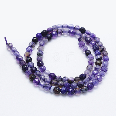 Natural Agate Beads Strands X-G-E469-12J-1