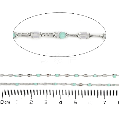 Brass Dapped Chains AJEW-Q153-02P-16-1