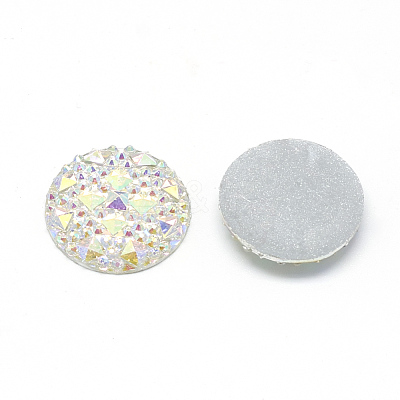 Resin Cabochons CRES-Q192-20mm-10AB-1