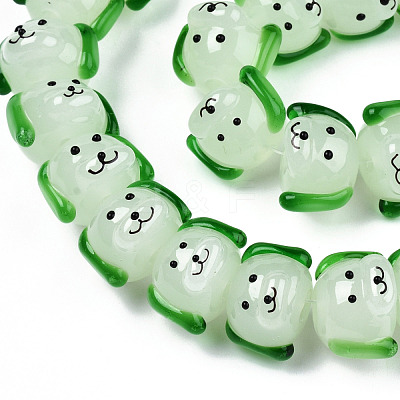 Handmade Lampwork Beads Strands LAMP-N021-42C-1