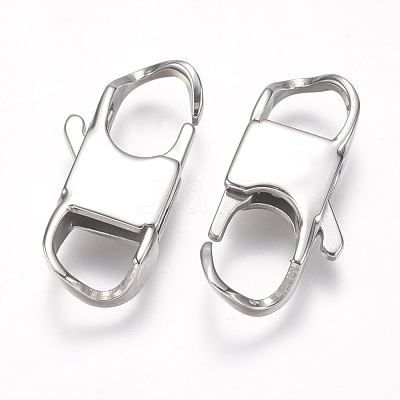 Tarnish Resistant 304 Stainless Steel Lobster Claw Clasps STAS-I082-13P-03-1