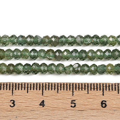 Natural Green Apatite Beads Strands G-E194-04-01-1