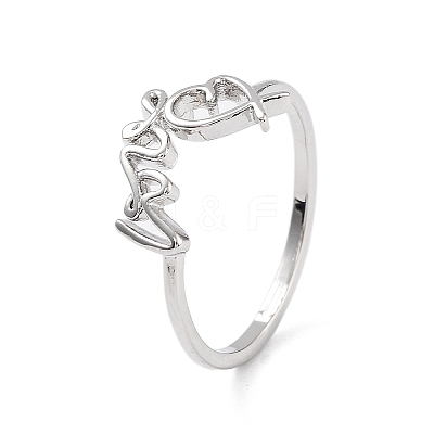 Brass Open Cuff Rings for Women LS-RJEW-A028-01P-1