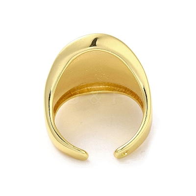 Rack Plating Brass Finger Ring RJEW-C072-21G-1