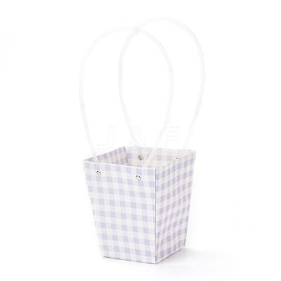 Trapezoid Kraft Paper Portable Bags CARB-J001-01A-1