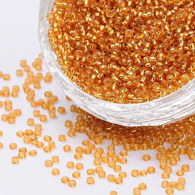 FGB 6/0 Grade A Round Glass Seed Beads SEED-Q007-4mm-F31-1