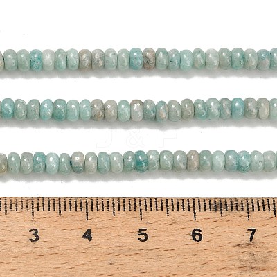 Natural Amazonite Beads Strands X-G-L635-A35-4x2mm-1