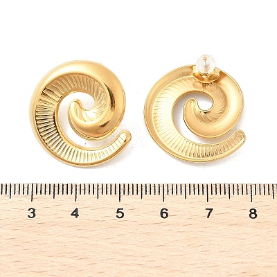 304 Stainless Steel Stud Earrings EJEW-B121-02G-01-1