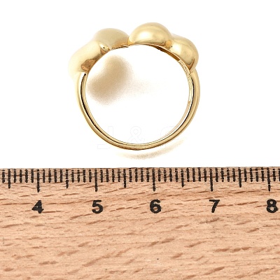 Brass Cuff Open Rings KK-CBA5B62-08G-1