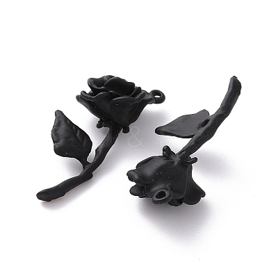 Spray Painted Alloy Pendants LS-FIND-G030-06-1