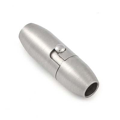 Non-Tarnish 304 Stainless Steel Locking Tube Magnetic Clasps X-STAS-F194-20P-1