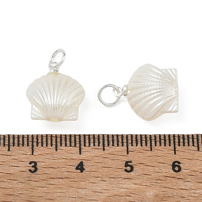 ABS Imitation Pearl Pendants PALLOY-JF05669-01-1