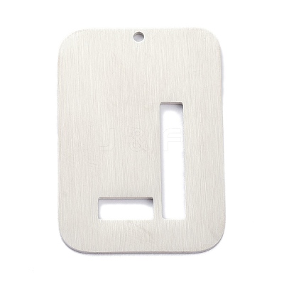 Non-Tarnish 304 Stainless Steel Pendants STAS-K216-49L-P-1