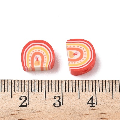 Handmade Polymer Clay Beads CLAY-P005-10A-1