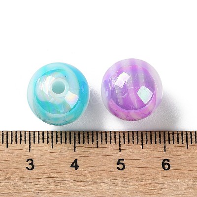 AB Color Plated Acrylic Beads SACR-I005-13B-1