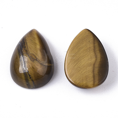 Natural Tiger Eye Cabochons G-R469-06A-1