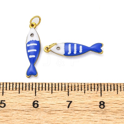 304 Stainless Steel Enamel Pendants STAS-E550-40G-01-1
