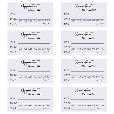 50Pcs Paper Appointment Reminder Cards AJEW-TADJ0001-22-1