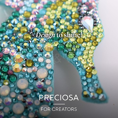 Preciosa® MAXIMA Crystal No Hotfix Flatback Stones Y-PRC-NSS10-00030-235-1