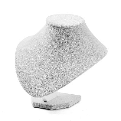 Bust Plastic Covered with Velvet Necklace Display Stands NDIS-L006-01A-1
