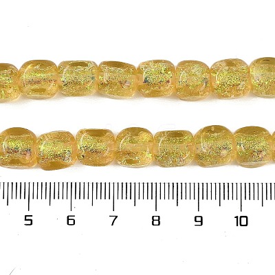 Handmade Foil Lampwork Beads Strands FOIL-K003-05F-1