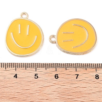 Alloy Enamel Pendants PALLOY-S192-03G-05-1