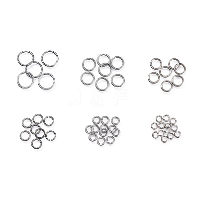 Brass Open Jump Rings KK-JQ0001-01B-1