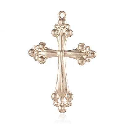 Alloy Rhinestone Big Pendants RB-J112-28KCG-1