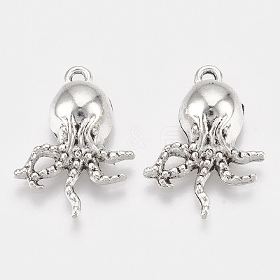 Tibetan Style Alloy Pendants TIBEP-T052-13AS-RS-1