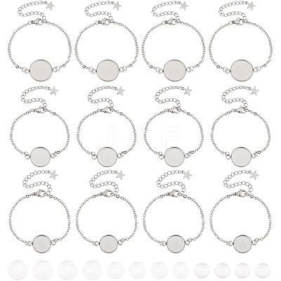 DIY 304 Stainless Steel Rolo Chain Lariat Necklace Making DIY-UN0001-93-1