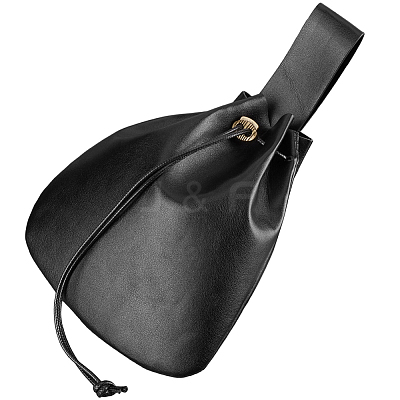 1Pc Imitation Leather Wishing Bottle Cover AJEW-CL0003-53A-1