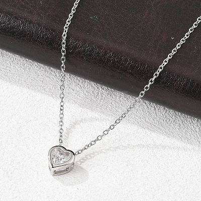 304 Stainless Steel Pendant Necklaces NJEW-O108-14P-1