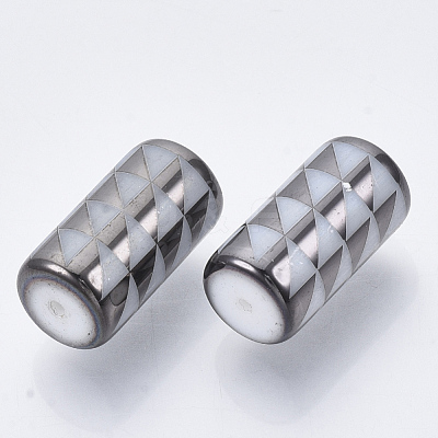 Electroplate Glass Beads EGLA-N003-05E-1