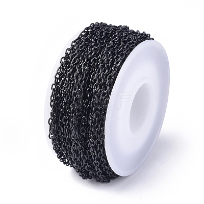 304 Stainless Steel Textured Cable Chains CHS-H007-42B-1