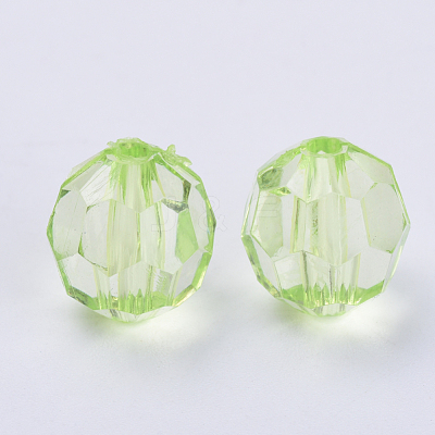 Transparent Acrylic Beads TACR-Q257-10mm-V32-1