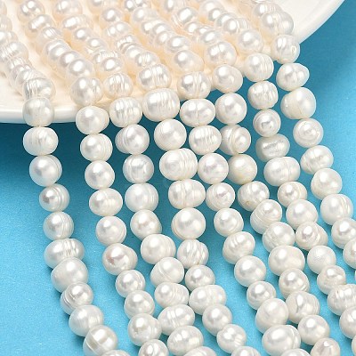 Natural Cultured Freshwater Pearl Beads Strands PEAR-L034-10B-1