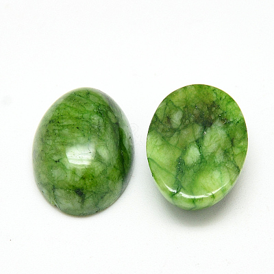 Dyed Natural White Jade Cabochons G-Q957-01E-13x18-1