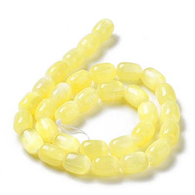 Natural Selenite Beads Strands G-F750-07-1