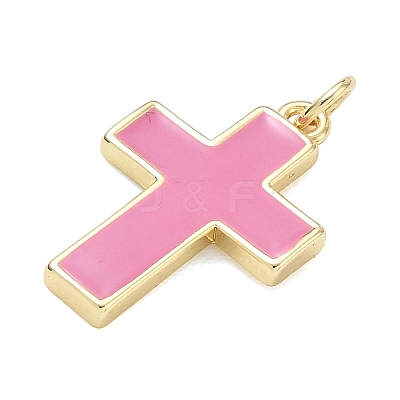 Rack Plating Brass Pendants KK-CBAB1AF-18-G-1
