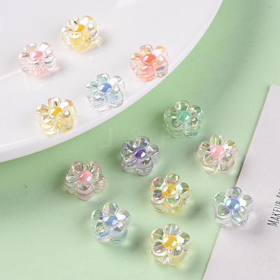 Transparent Acrylic Beads X-TACR-S152-06B-1