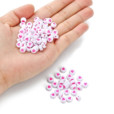 Opaque Acrylic Beads X2-MACR-N008-57F-1
