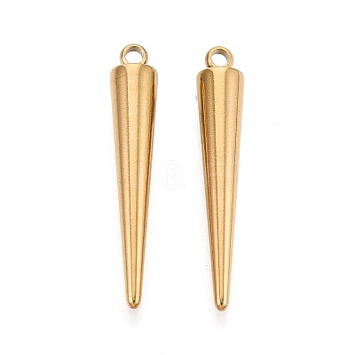 304 Stainless Steel Pendants STAS-T075-22A-G-1