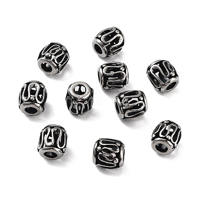 316 Surgical Stainless Steel Beads STAS-K276-10B-AS-1