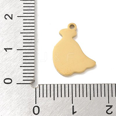 304 Stainless Steel Enamel Pendants STAS-I322-84A-G-1