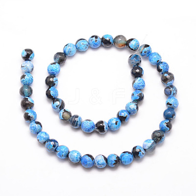 Natural Fire Crackle Agate Bead Strands X-G-K166-06F-8mm-02-1