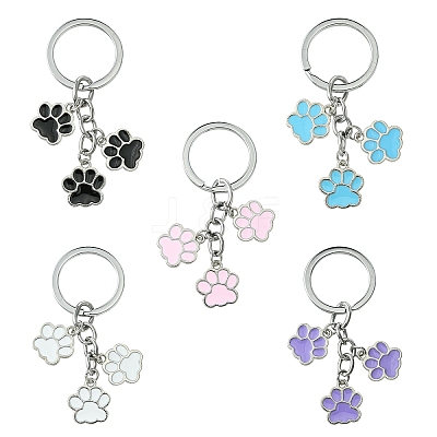 Alloy Enamel Keychains KEYC-YW00010-01-1