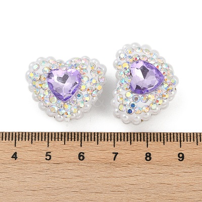 Polymer Clay Glass Rhinestone Beads CLAY-NH0001-13D-1